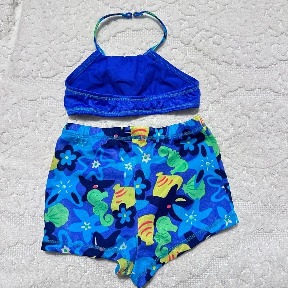 Disney Store | Swim Set | Little Mermaid Bikini Top & Swim Shorts